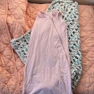 Quince Soft Pink Baby Sleep Sack, size small